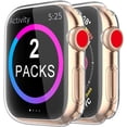 thumbnail image 1 of BRG Case for Apple Watch Series SE 3 2 Screen Protector 42mm, [2 Pack] Soft TPU HD Clear Ultra-Thin Overall Protective Cover Case, 1 of 7