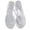 Clear, variant on Summer Transparent Flip Flops for Women Jelly Crystal Flat Slippers Bottom Toe Sandals Lightweight Holiday Beach Shoes Pink Size 7