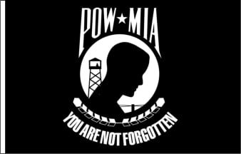 3'x5' POW MIA Flag Army Prisoner of War Vietnam USA Military Armed Forces 3x5 