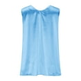 thumbnail image 4 of CheerKidz Women's Sexy Sequins Loose Round-Neck Blouse Tops, Glitter Party Camisole,Summer Sleeveless Fashion Tee(Sky Blue,M), 4 of 5