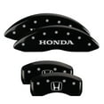 thumbnail image 3 of MGP Front set 2 Caliper Covers Engraved Front Honda Black finish silver ch Fits select: 1998-2001 HONDA ACCORD LX, 2002 HONDA ACCORD SE, 3 of 4