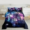 thumbnail image 2 of Castle Fairy 3-Piece Queen Size Comforter Set, Dreamcatcher Boho Print, 2 of 8
