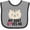 Heather and Black, variant on Inktastic My Aunt Loves Me Niece Cat Girls Baby Bib