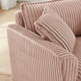 thumbnail image 5 of SOULART 46.5" Cloud Couch Chair, Pink Single-Person Sofa Chair with Armrests on Both Sides, Ideal for Small Spaces, 5 of 10