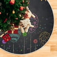 thumbnail image 5 of FMSHPON Easter Colorful Eggs Xmas Christmas Tree Skirt Stand Mat for Holiday Party Decoration Indoor Outdoor 48 inches, 5 of 6