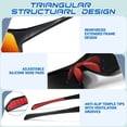 thumbnail image 3 of LINVO Men’s Sports Polarized Sunglasses, Wrap-Around Sun Glasses for Cycling, Fishing, Hiking & Driving, UV400 Protection, 3 of 7