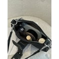 thumbnail image 4 of Hotian Black Handbag for Women Top Buckle Suede Shoulder Bags with Chain Purses, 4 of 9
