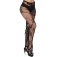 thumbnail image 3 of HBFAGFB Bas Résille pour Femmes Collants Mode Soie Bas Collants 1 Pce C, 3 of 4
