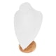 thumbnail image 2 of Soporte para busto de collar, base estable a prueba de arañazos, soporte para presentación de joyería, para tienda, ventana, hogar, blanco, 2 of 5