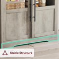 thumbnail image 4 of Kitchen Bakers Rack with Power Outlet,Coffee Bar Table 6 Tiers,Kitchen Microwave Stand,Microwave Oven Stand Pantry Hutch with Door,Storage Shelf Rack for Spices,Pots and Pans, 4 of 7