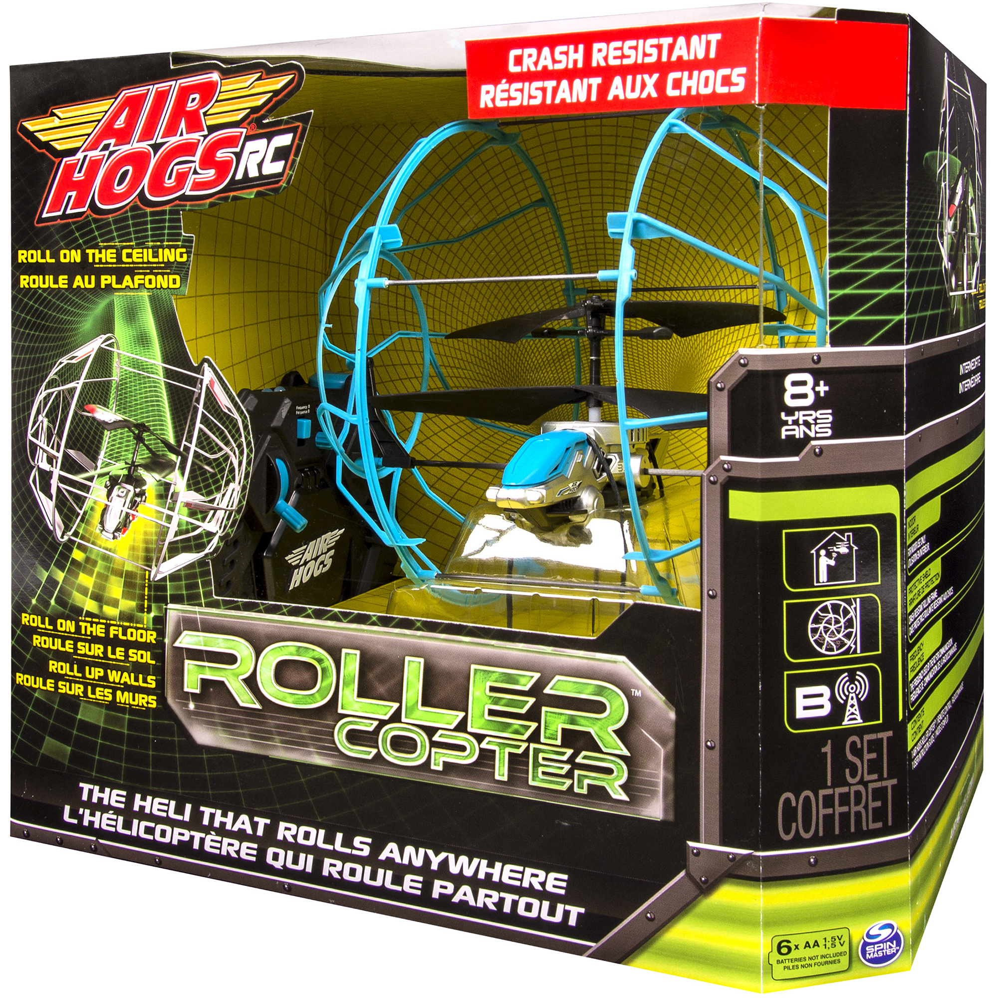 Air Hogs RC Rollercopter, in color Red or Blue - image 5 of 6
