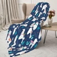 thumbnail image 3 of Llama Llama Blanket Throw Blanket Travel Blanket Lightweight Warm Flannel Fleece Blankets Cozy Soft Blanket Gifts for Women Men Girls Boys 80"x60", 3 of 6