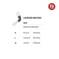 thumbnail image 2 of G-Form Unhinged Arm Sleeve - Lacrosse Padded Arm Sleeves for Men - White, Adult Medium, 2 of 5