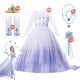 thumbnail image 4 of Vestido de princesa de Frozen de Disney para niñas, traje de baile de malla con lentejuelas blancas, ropa de carnaval, Cosplay para niños, Reina de la nieve, Elsa y Anna, 4 of 5