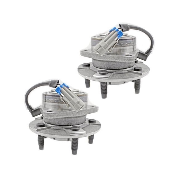 Front Wheel Bearing Hub Assembly - Set of 2 - Compatible with 2005 - 2006 Chevy Equinox with 4-Wheel ABS Brakes