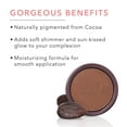 thumbnail image 3 of 100% PURE Cocoa Pigmented Bronzer, Cocoa Glow, Bronzer Powder for Face, Contour Makeup, Soft Shimmer, Sun Kissed Glow (Deep Brown w/Gold-Red Undertones) - 0.32 Oz, 3 of 8