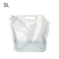 thumbnail image 3 of mmirethe Sac d'Eau Pliable 5/10/15L Pichet de Rangement Bonne Étanchéité Bouteille d'Eau avec Poignée Incrustée Conteneur d'Eau Pliable Grande Capacité 5L, 3 of 8