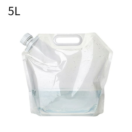 

2pcs Water Bag Folding Portable Sports Bottle for Outdoor Travel Camping
