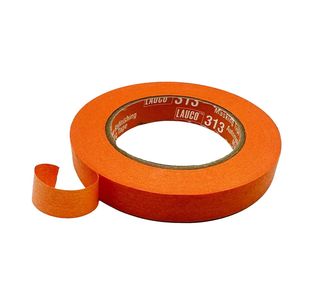 LAUCO 313 Industrial Masking Tape - Orange for Automotive Size: 18x55mm 48 units [19540]