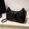 thumbnail image 3 of Bolso de mano para mujer a la moda con remaches geniales para regalo (negro) Tmvgtek Para Estrenar, 3 of 8