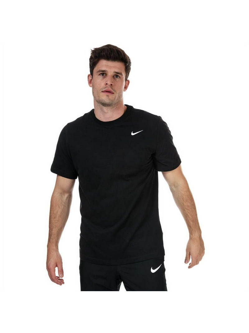 también Lluvioso claramente Nike BLACK Men's Dri-FIT Short Sleeve Training T-Shirt, Medium - Walmart.com