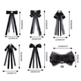 thumbnail image 5 of Ywmsfl Floral Bow Tie Shirt Collar Pin Brooches for Female Ribbon Bow Tie Collar Brooch for School Uniforms Decorations, 5 of 10