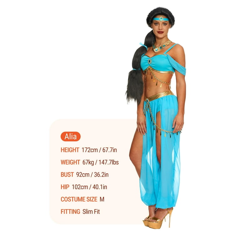 Joyfy Arabian Princess Costume for Women Fairy Dance Outfit Halloween Fancy-Dress  Costume for Themed Party Cosplay - Walmart.com