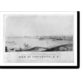 thumbnail image 2 of Historic Framed Print, View of Portsmouth, N.H., 1873 July 4: From the head of North Mill Pond, 17-7/8" x 21-7/8", 2 of 9