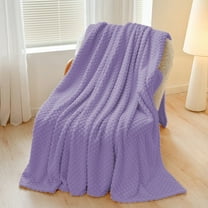 kchsji Double Sided Fleece Blanket, Printed Flannel Sofa Office Heavy Weight Throw Blanket, All Season Warm Comfort, Durable No Shedding Blanket, Gift for Family Friends