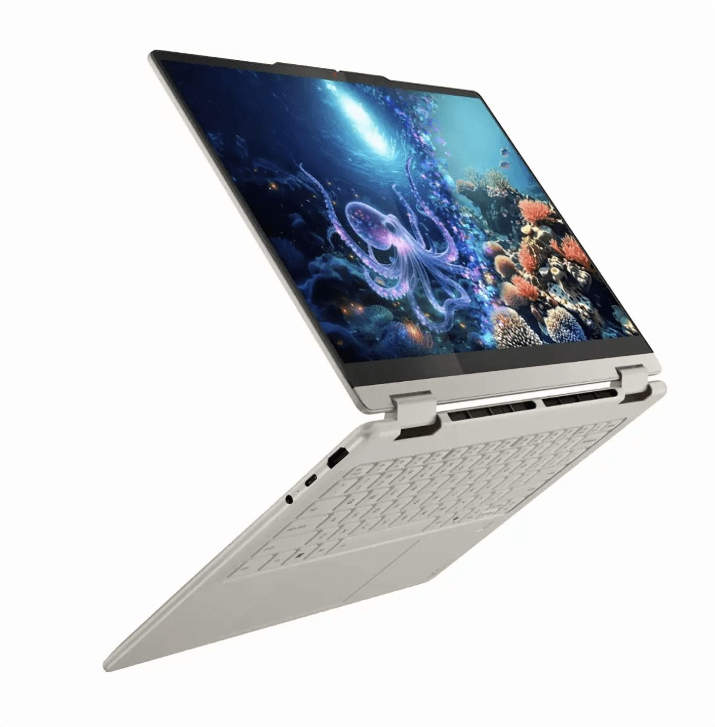 Lenovo Yoga AI Powered 2-in-1 Laptop 14.0in Touchscreen OLED WUXGA Display (AMD Ryzen AI 5 340, 16GB LPDDR5X, 512GB SSD, Backlit KB, Fingerprint, WiFi 7, Webcam, Bluetooth 5.4, Win 11 Home)