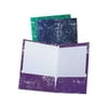 Marble High Gloss Portfolio Charcoal/Green/Navy/Purple