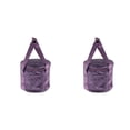 thumbnail image 1 of Juego de 2 de cristal para cantar de 10/12 pulgadas, impermeable y a prueba de golpes, morado Sunnimix Crystal Singing Bowl Case, 1 of 8