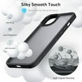 thumbnail image 2 of Designed for iPhone 15 Plus Case, [Support Wireless Charging] Soft Silicone Slim Anti-Scratch Phone Case for iPhone 15 Plus 6.7 inch, Black, 2 of 12