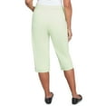 thumbnail image 2 of Alfred Dunner Womens Novelty Cuff Tummy Control Capri, 2 of 4
