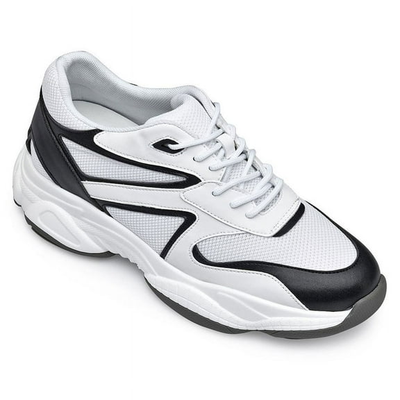 CMR CHAMARIPA Height Increasing Sneakers Shoes For Men - Men Taller Shoes - Black Elevator Sneakers 8CM / 3.15 Inches