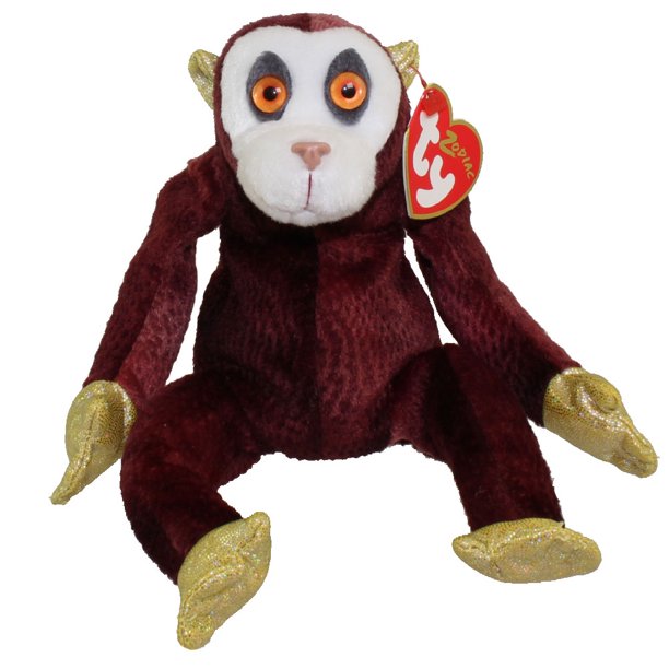 Ty Beanie Baby The Monkey Chinese Zodiac 5 Inch Walmart Com Ty Beanie Baby The Monkey Chinese Zodiac 5 Inch Walmart Com