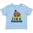 thumbnail image 3 of Inktastic First Thanksgiving Pilgrim Turkey Boys or Girls Baby T-Shirt, 3 of 5
