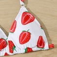 thumbnail image 6 of Ymyiu Swimsuits for Teen Girls 3 Piece Girls Ruffles Swimsuits Bikini Bathing Suit with Mesh Cover Ups Skirt Size 8-9 Years (Red,8-9 Years), 6 of 9