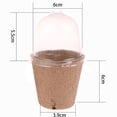 thumbnail image 6 of Hevirgo 20 Pcs Plant Nursery Pots with Humidity Dome Eco-friendly Biodegradable Starter Pot Planting Container, 6 of 8