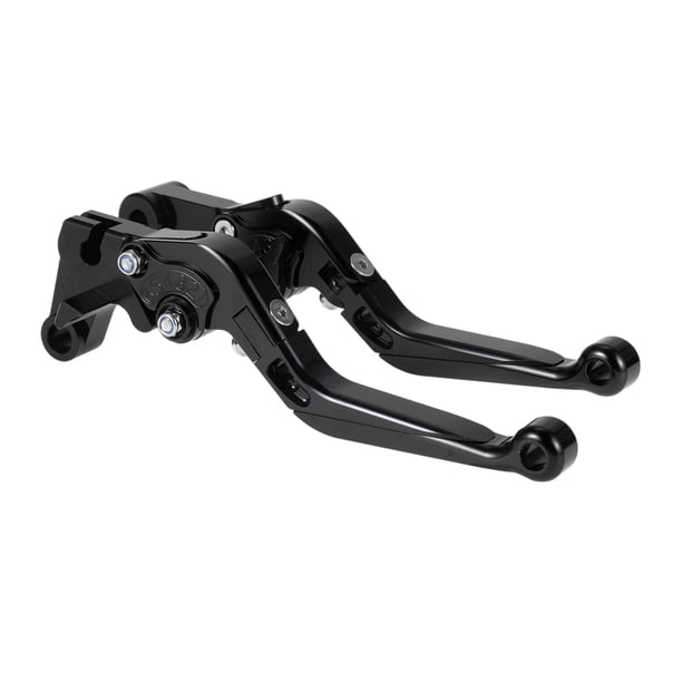 Palancas de freno y embrague cortas y largas para Yamaha YZF R1 2015-2022, ajustables en 6 posiciones, palanca de freno de motocicleta de aleación de aluminio negro sólido
