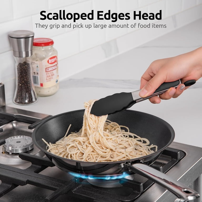 U-Taste 7-Inch Kitchen Tongs with Heat-Resistant Silicone photo 4