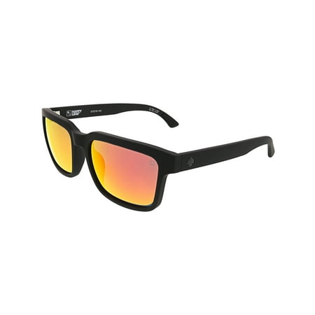 Spy Sunglasses 673520973365 Helm 2 Scratch Resistant Lenses Square Shape, Matte Black