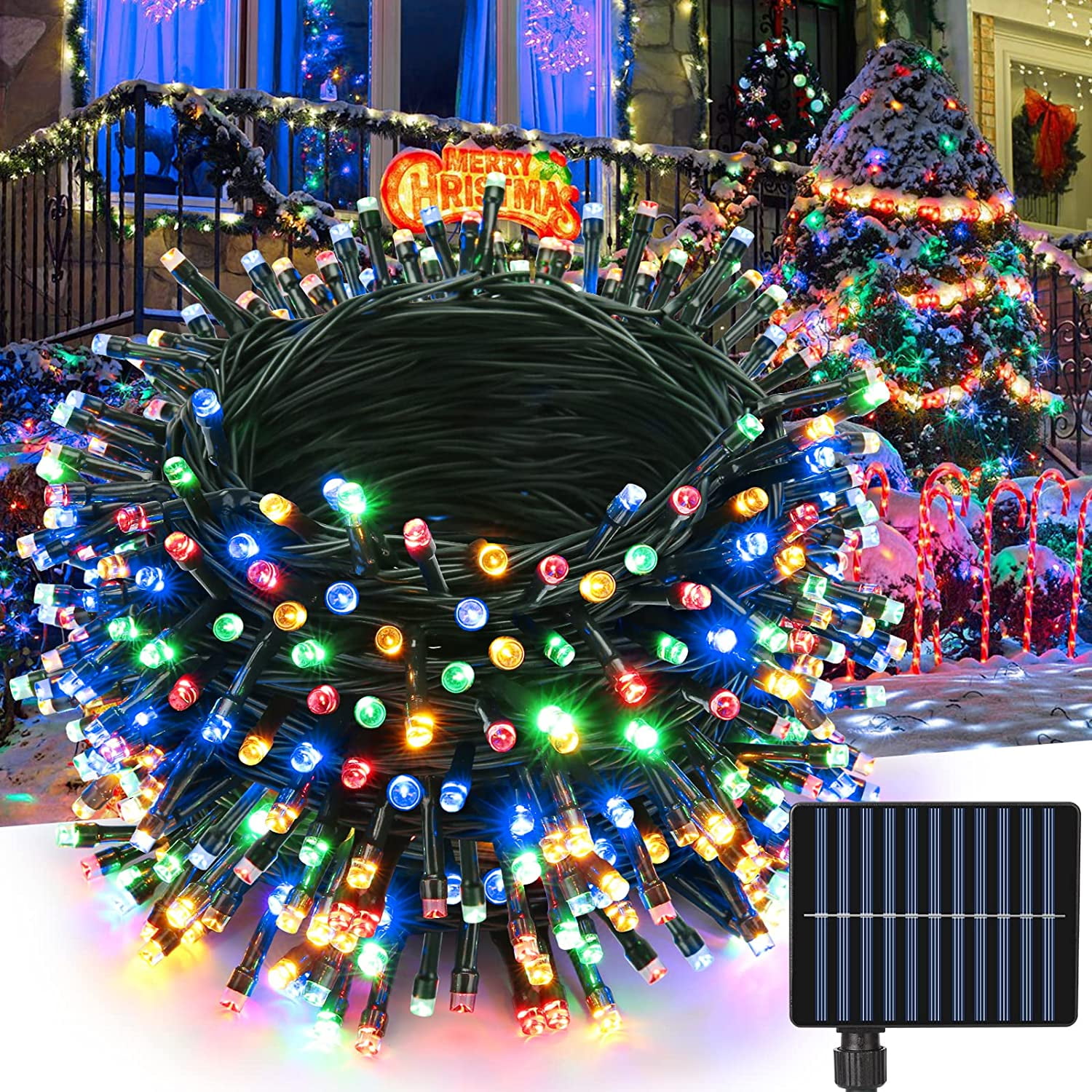 400 led solar string lights