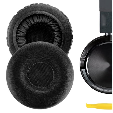 Geekria QuickFit Replacement Ear Pads for AKG Y40/ Y45/ Y45BT Headphones Ear Cushions  Repair Parts (Black)
