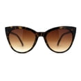 thumbnail image 1 of Womens Pearl Color Cat Eye Sunglasses Tortoise Brown, 1 of 4