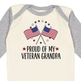 thumbnail image 4 of Inktastic Military Proud of Veteran Grandpa Boys or Girls Long Sleeve Baby Bodysuit, 4 of 5