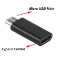 thumbnail image 2 of VENUSY Type-C Female to Micro Usb Male Cable Connector, Black, 2 of 3