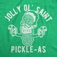 thumbnail image 2 of Mens Jolly Ol Saint Pickle-As T Shirt Funny Christmas Santa Pickle Graphic Tee Graphic Tees, 2 of 9