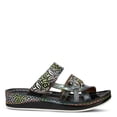thumbnail image 5 of Spring Step L’Artiste Women’s Caiman Hand Painted Leather Slide Sandal, 5 of 8