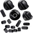 thumbnail image 1 of Knob Replacement Kit for Stoves Includes 4 Control Knobs and 12 Adapters, 1 of 10
